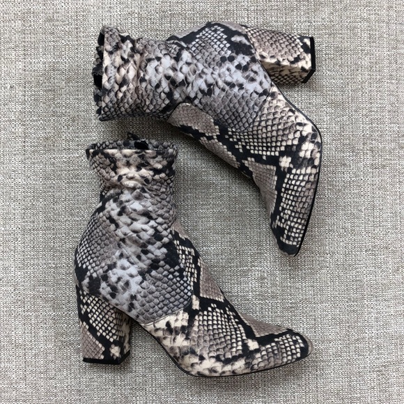 Steve Madden Shoes - Steve Madden Elory Bootie in Snake Skin